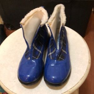 Blue Women Boots